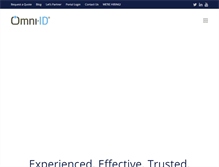 Tablet Screenshot of omni-id.com